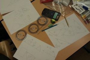 working out the angles in a triangle