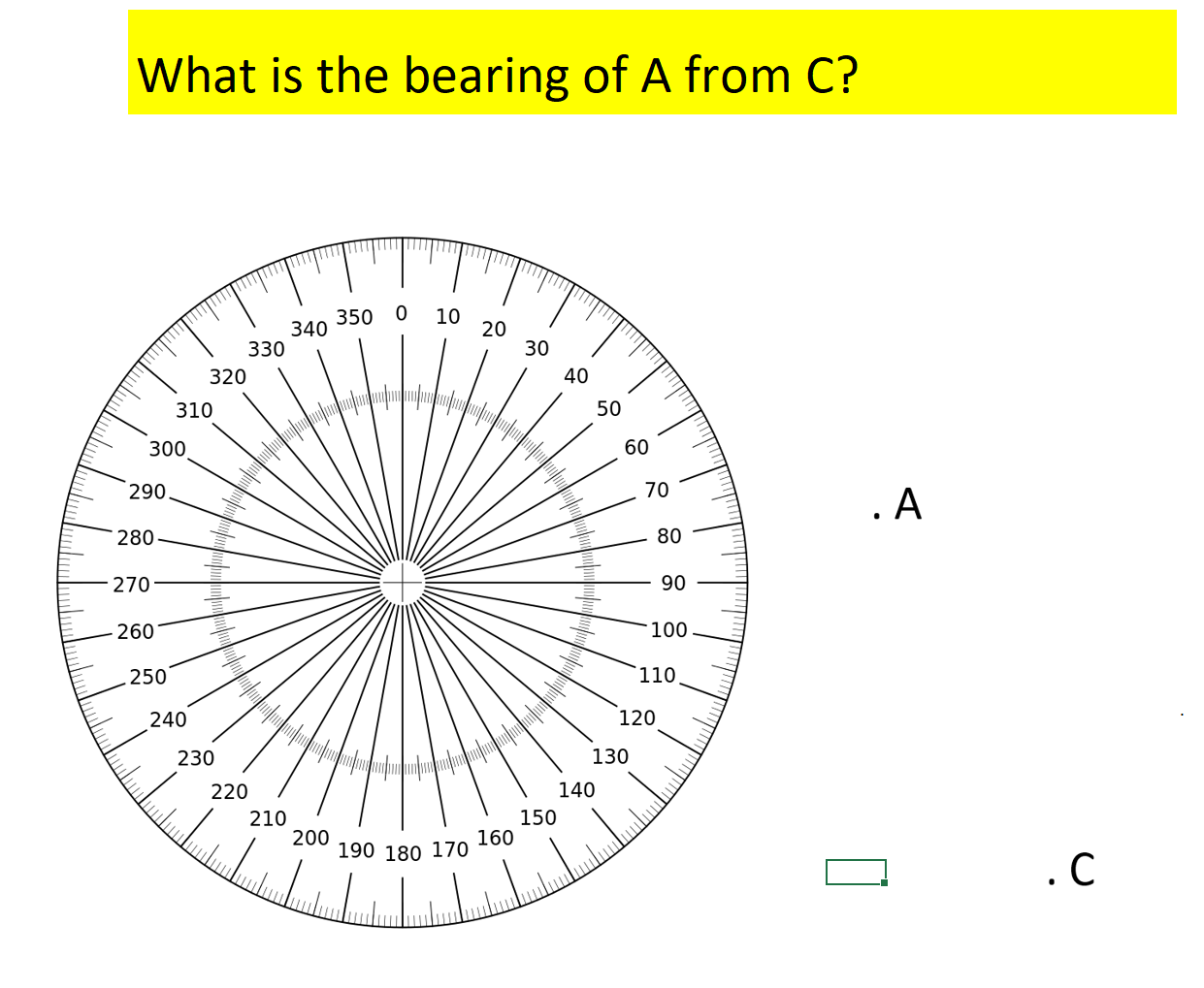 Free downloadable online bearings protractor 360 degrees | Bellropespider